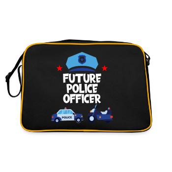 Future Police Officer - Police de police - Sac Retro - noir/or - Dos