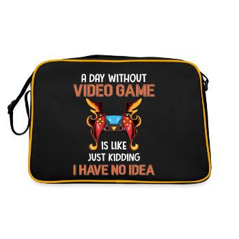 Jeux vidéo Jeu De Jeu Vidéo - Sac Retro - noir/or - Dos