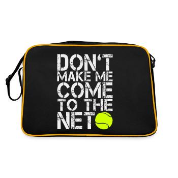 Joueur de tennis Underestimate Old Man Tennis Racquet - Sac Retro - noir/or - Dos