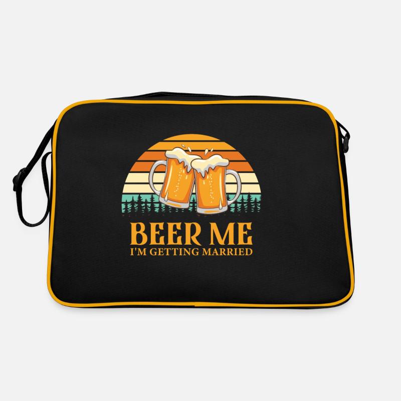 Se marier Beer Me I’m Getting Married Célibataire Sac Retro