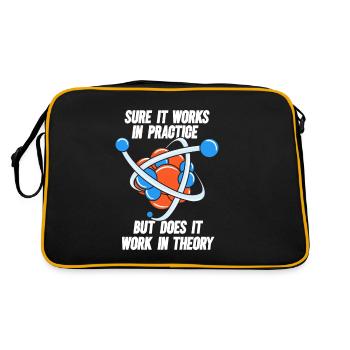 Bien sûr, cela fonctionne dans la pratique, mais fonctionne-t-il en physique - Sac Retro - noir/or - Dos
