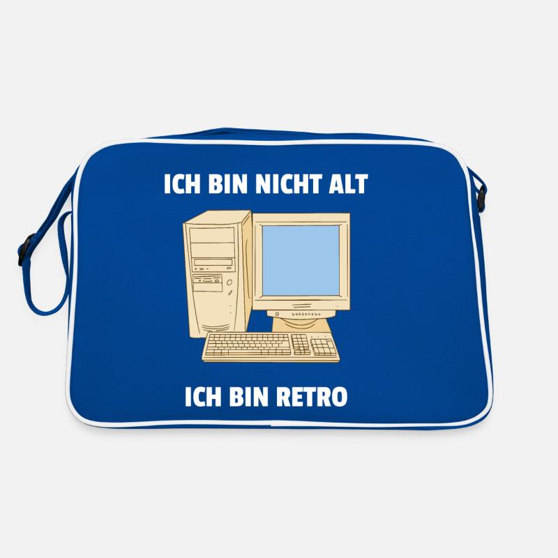 Ich bin nicht alt ich bin Retro Computer PC IT Retro Tasche