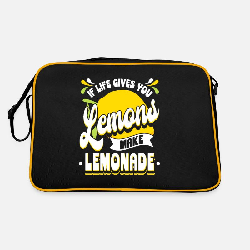 When Life Gives You Lemons Make Lemonade Retro Tasche