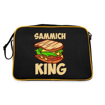 Sammich King Sandwich - Sac Retro - noir/or - Dos