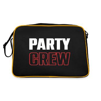 Party Crew - Retro Bag - black/gold - Back