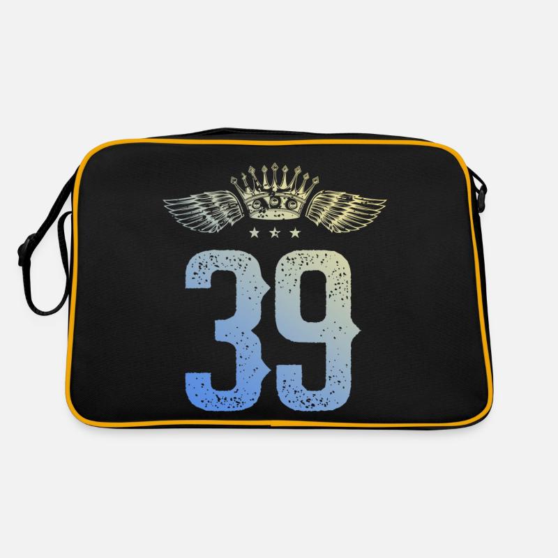 39 Couronne numérique Sac Retro