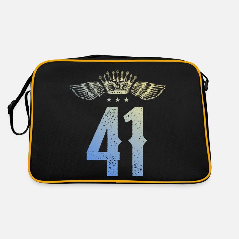 41 Number crown Retro Bag