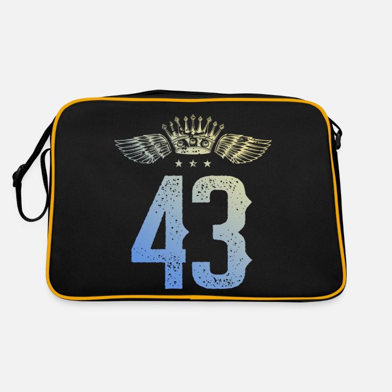 43 Couronne numérique Sac Retro