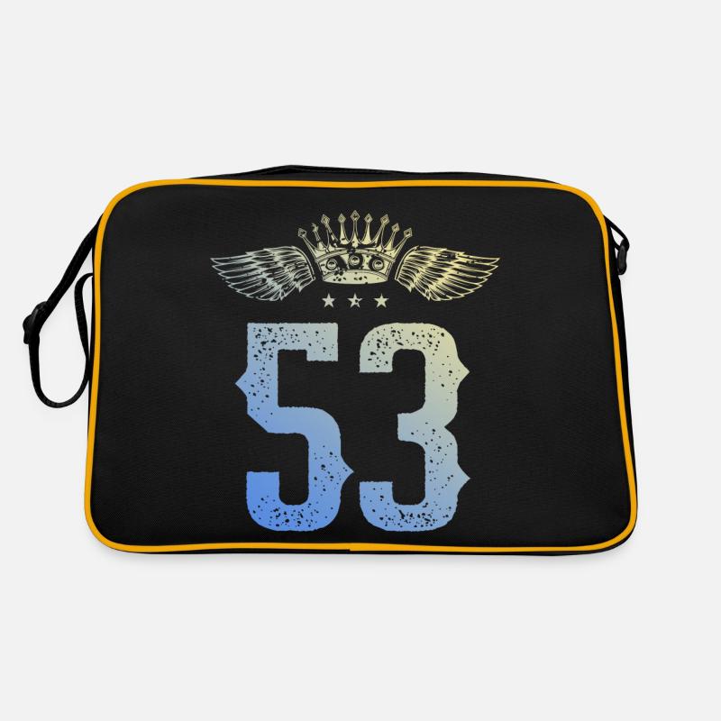 53 Couronne numérique Sac Retro