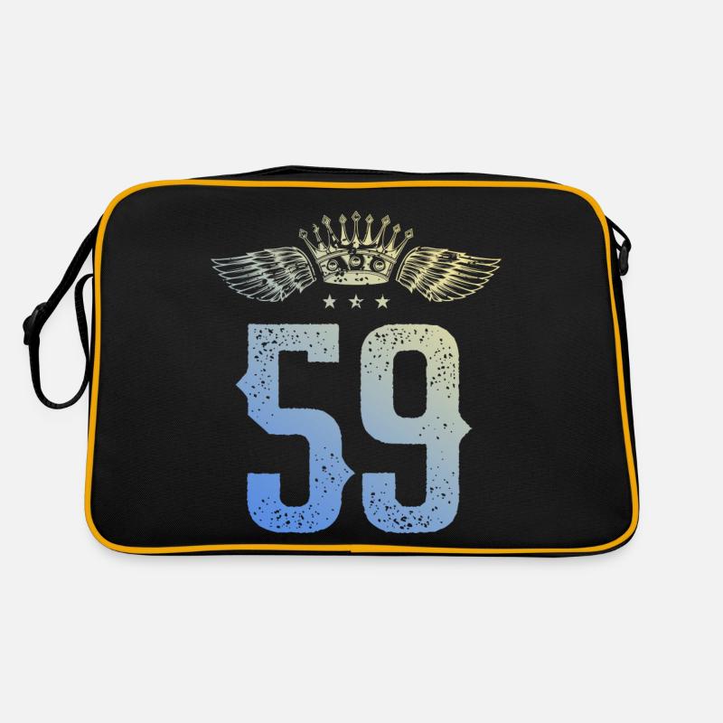 59 Couronne numérique Sac Retro