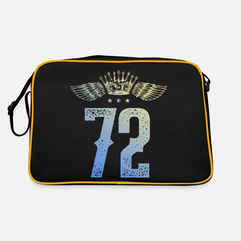 72 Couronne numérique Sac Retro