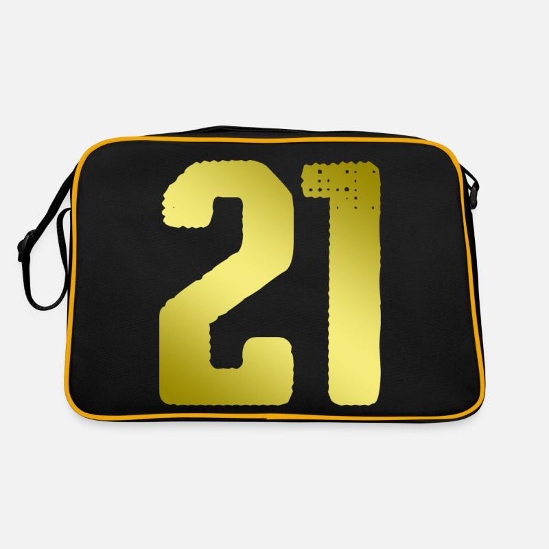 21 Maillot numéro Sac Retro