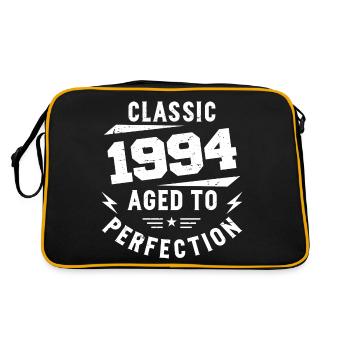 1994 Classic 1994 Vintage 1994 Geburtstagsgeschenk - Retro Tasche - Schwarz/Gold - Hinten