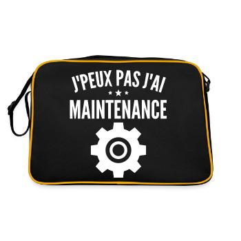 Computer maintenance - Retro Bag - black/gold - Back
