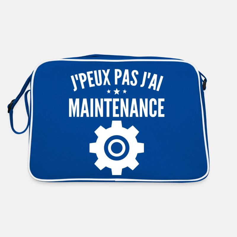 Wartung des Computers Retro Tasche