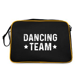 Dancing Team - Retro Tasche - Schwarz/Gold - Hinten