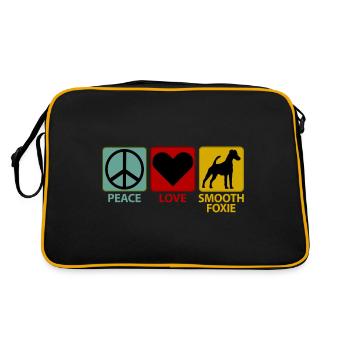 Smooth Fox Terrier Fox Terrier Maman Dictons - Sac Retro - noir/or - Dos