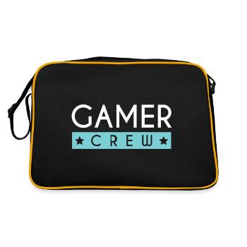 Équipe de joueurs - Sac Retro - noir/or - Dos