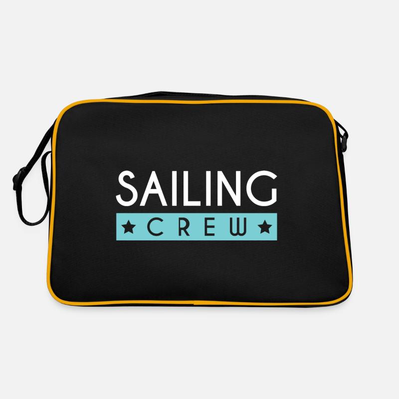 Sailing Crew - Retro Tasche - Schwarz/Gold