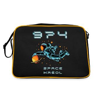974 SPACE KRÉOL - Retro Bag - black/gold - Back