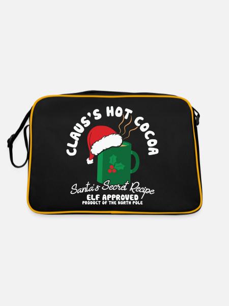 Cadeaux de Noël Noël - Sac Retro - noir/or - Dos