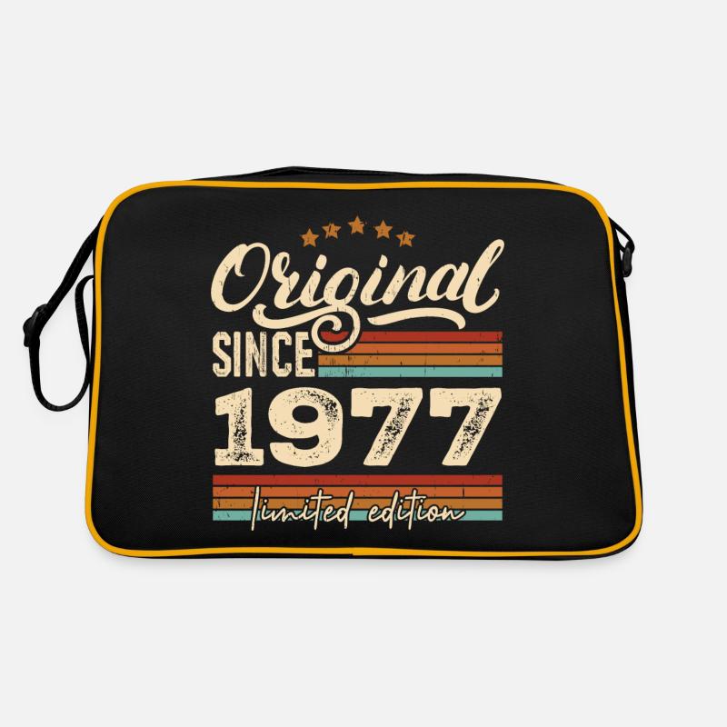 Original 1977 Vintage - 1977 Birthday Gift Retro Bag