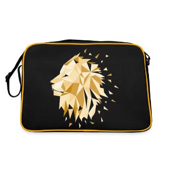 Lion - Sac Retro - noir/or - Dos