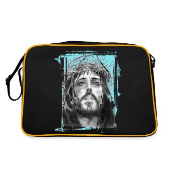 Jésus-Sainte Marie Religion - Sac Retro - noir/or - Dos
