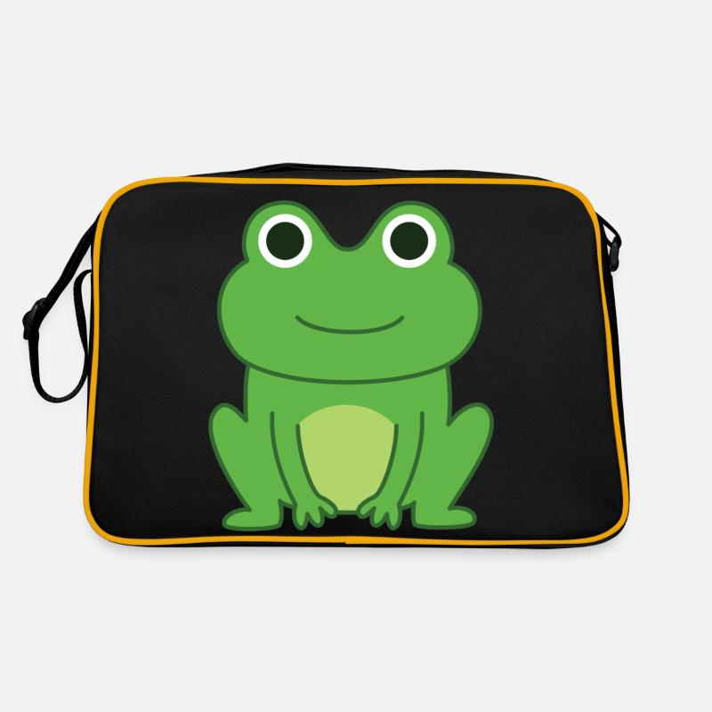 Froch - Retro Tasche - Schwarz/Gold