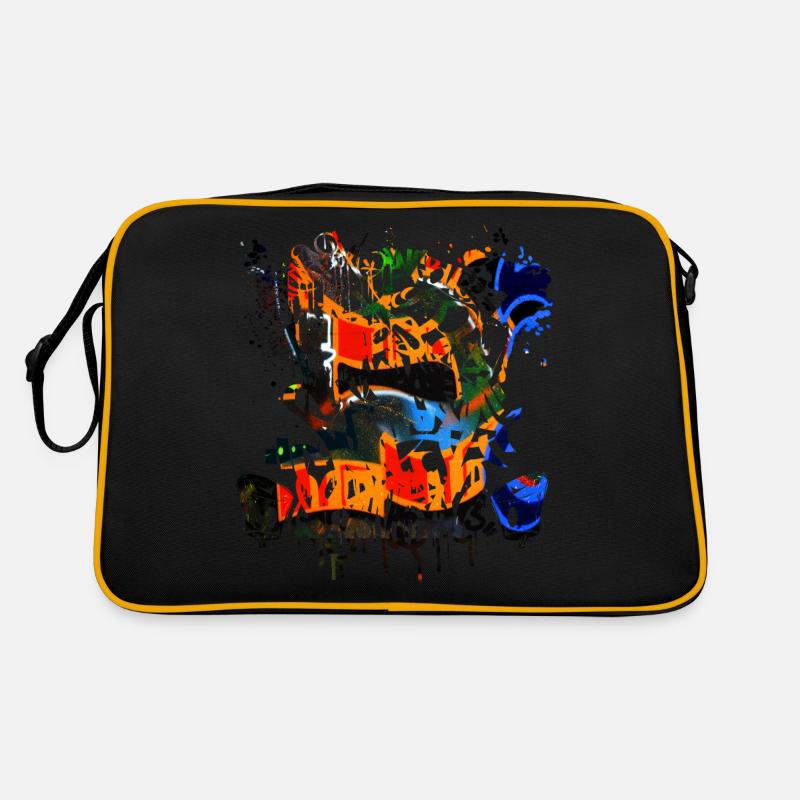 Graffiti-Spray Retro Tasche