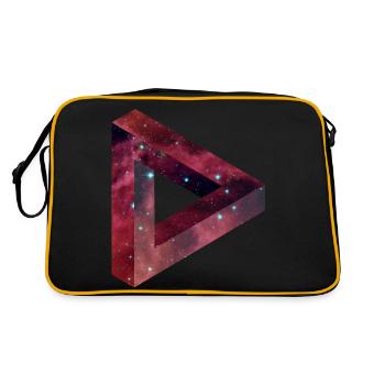 Triangle illusion in Galaxy style - Retro Bag - black/gold - Back