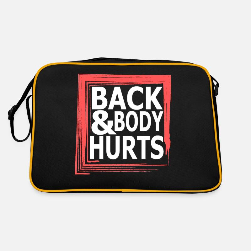 Le dos et le corps font mal Sac Retro