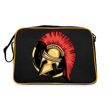 Molon Labe Sparta Casque Spartan Spartacus - Sac Retro - noir/or - Dos