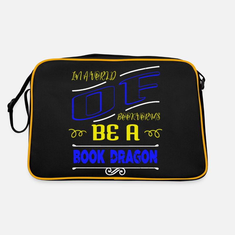 livres de typographie et chemise de comptable de vin Sac Retro