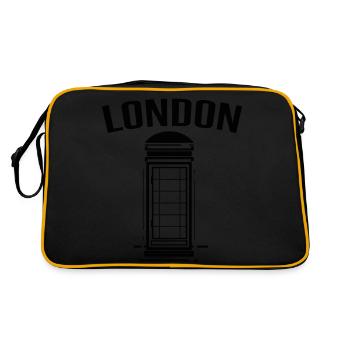 London Bus - Retro Bag - black/gold - Back
