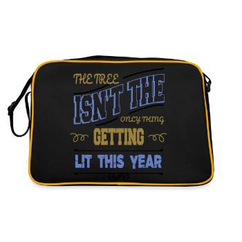 Chambre Beach Holiday Jokes Bodybuilding Dork - Sac Retro - noir/or - Dos