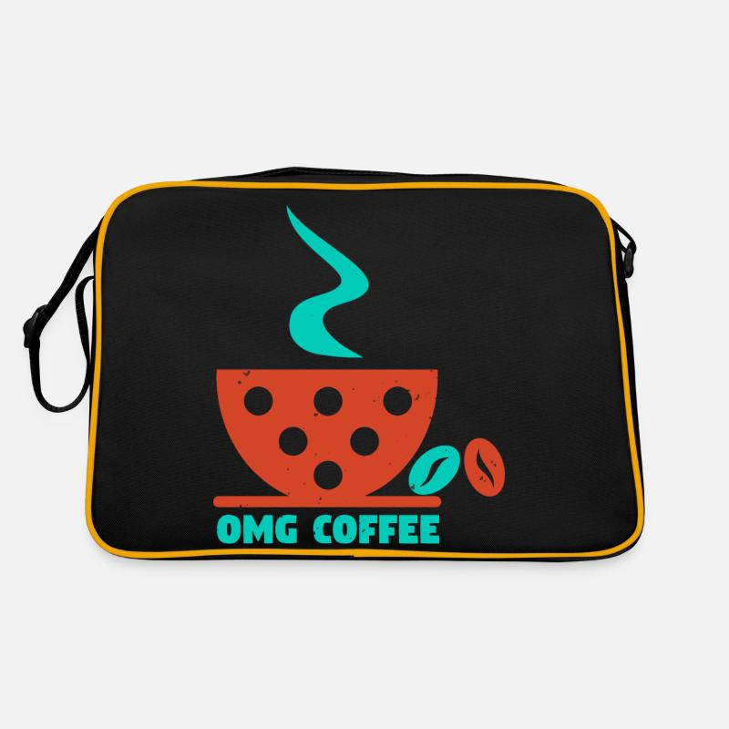 OMG KAFFEE DORT Retro Tasche