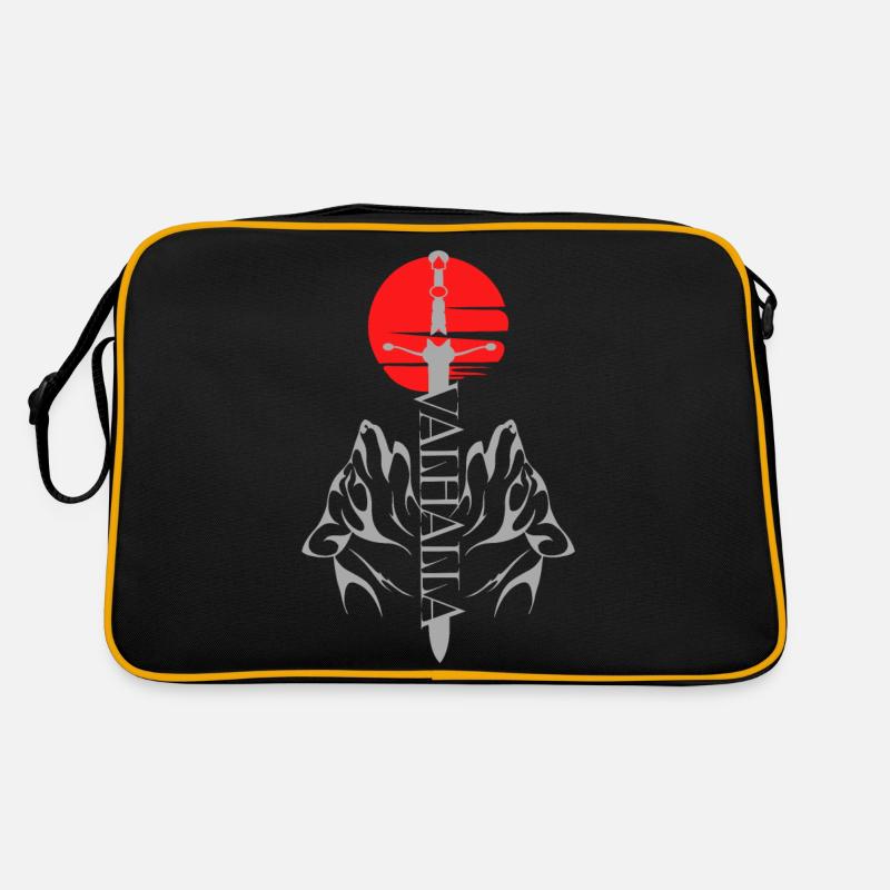 Valhalla - Winkinger - Loup et Épée Sac Retro