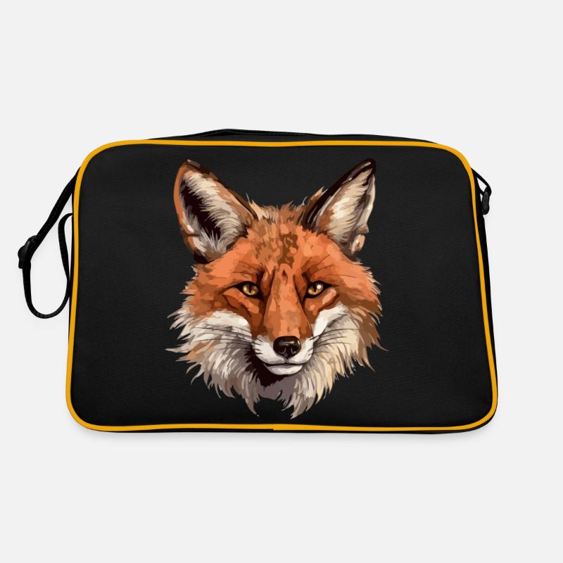 Tête de renard Sac Retro