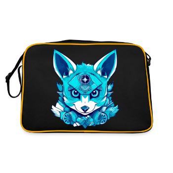 Zack the Magic Fox - Retro Bag - black/gold - Back