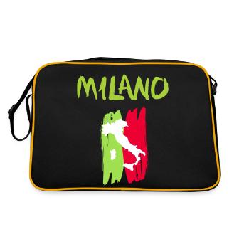 Milano Souvenir - Sac Retro - noir/or - Dos