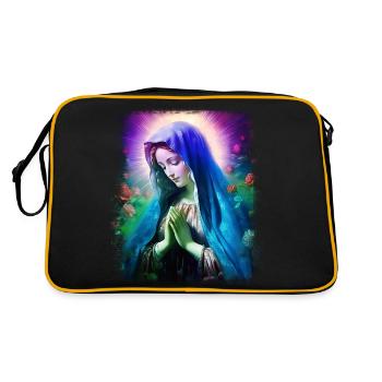Holly Mary Maria Madonna Mariana Virgin Mary Holy - Retro Bag - black/gold - Back