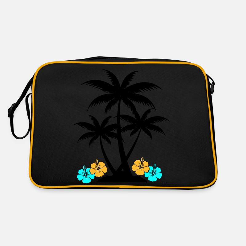 Hibiscus palmier Sac Retro