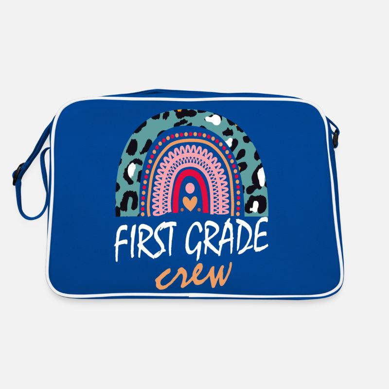 Geschenk der First Grade Crew Retro Tasche