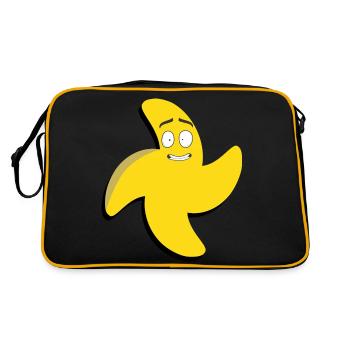 Bannanita3 - Retro Tasche - Schwarz/Gold - Hinten