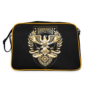 Army Military Air Force Navy Marines Amérique États-Unis - Sac Retro - noir/or - Dos