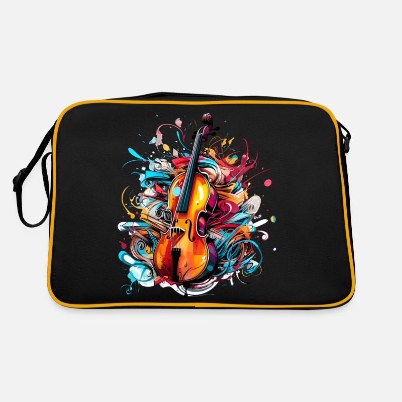 Style graffiti de violon Sac Retro