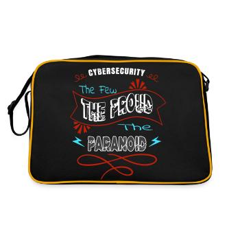 Drôles de dictons Idées cadeaux Codes informatiques - Sac Retro - noir/or - Dos