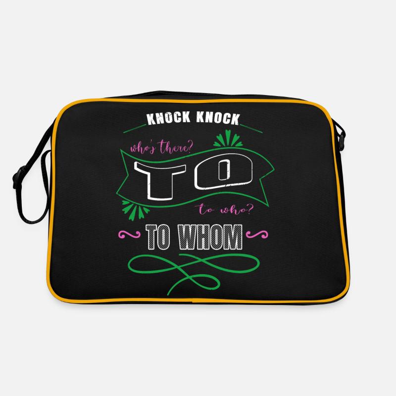 reading article editor present idea jokes blog Retro Tasche