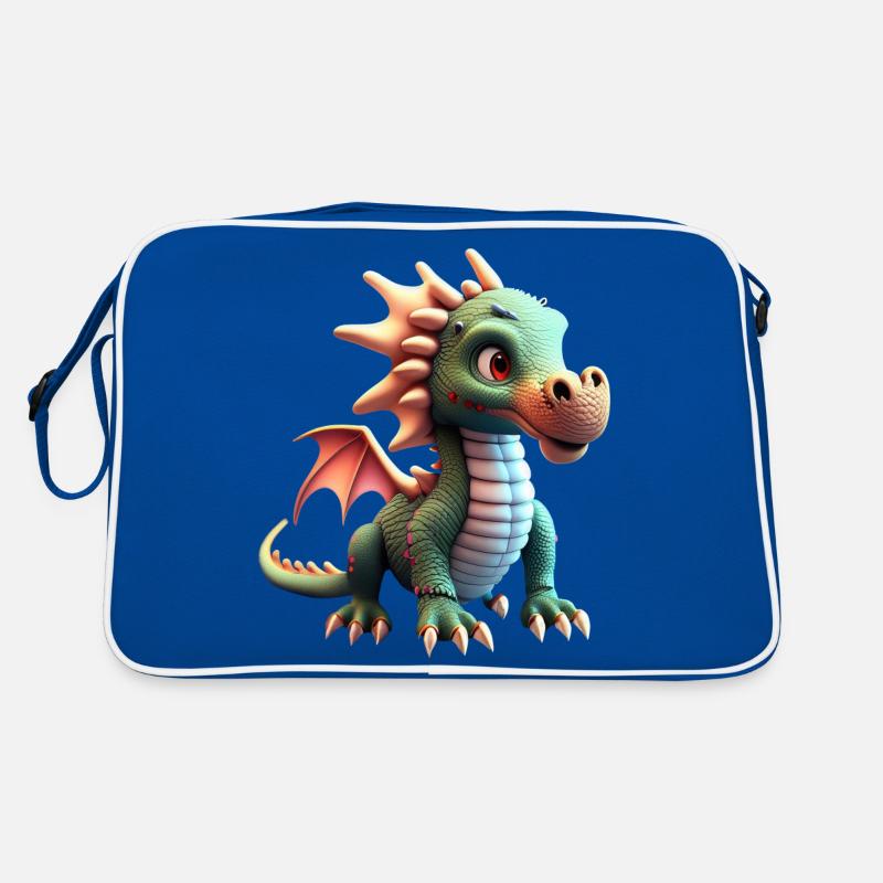 mignon petit bébé dragon drôle Sac Retro
